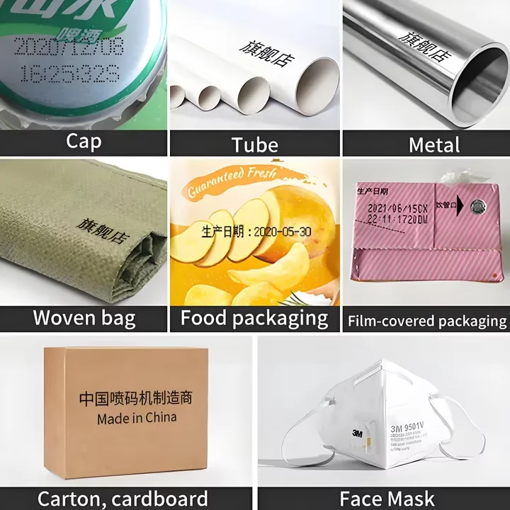 دليل Tij المحمولة يده الطابعات النافثة للحبر بندقية شاشة تعمل باللمس تاريخ انتهاء الصلاحية آلة الطباعة آلات الترميز للبلاستيك