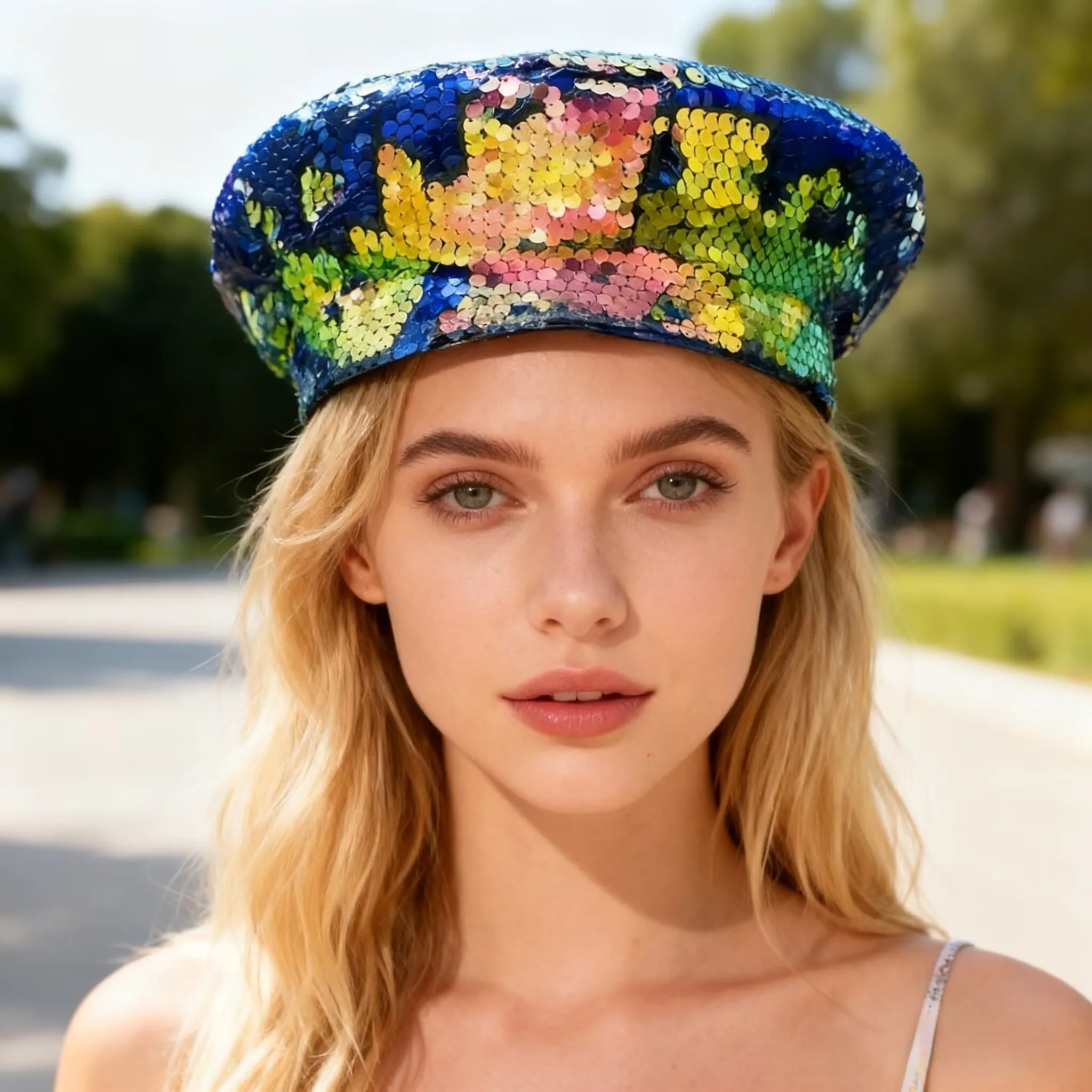 

Шляпа капитана в стиле стимпанк с стразами для Burning Man, музыкальных фестивалей, Хэллоуина, рейвов и вечеринок.