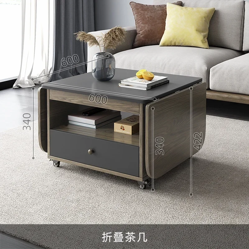 A Folding coffee table dining table dual-purpose simple modern creative multi-functional movable furniture