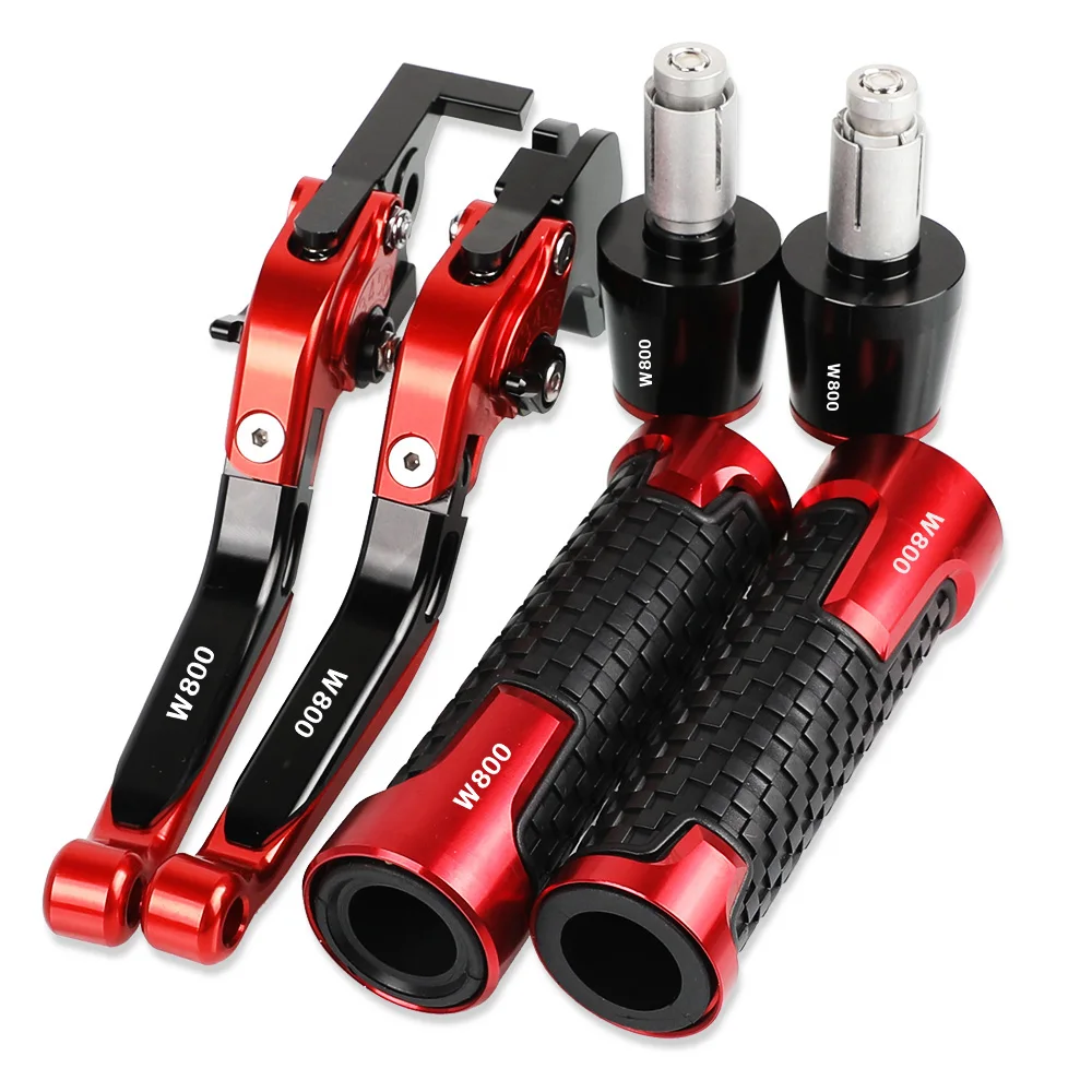 

For KAWASAKI W800 SE 2012 2013 2014 2015 2016 W 800 Motorcycle Aluminum Brake Clutch Levers Handlebar Hand Grips ends