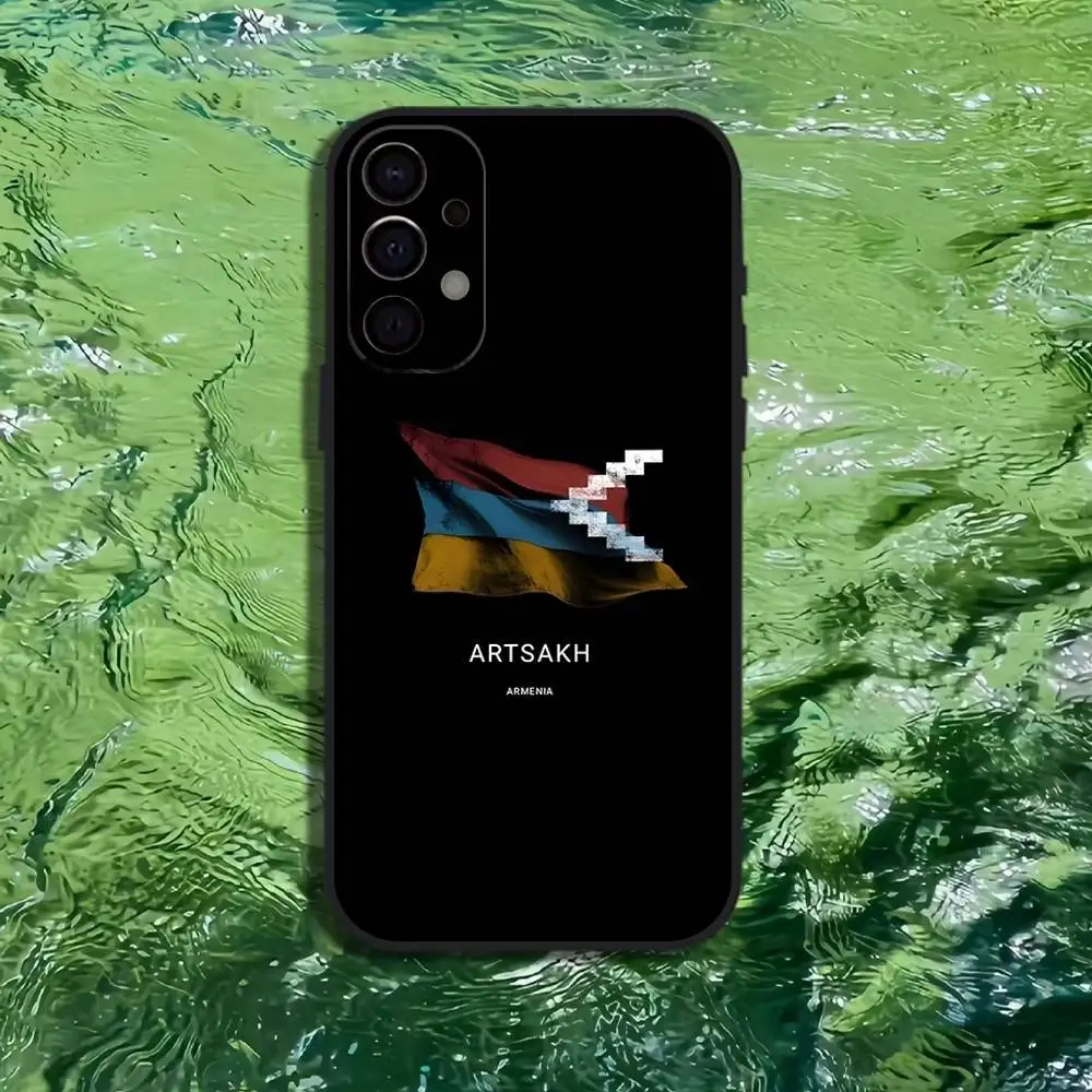 Armenië Vlag Paspoort ART Telefoon Case Voor Samsung S25, S24, S21, S22, S23, S30, Ultra, S20, Plus, Fe, Lite, Note, 10,9,5G Zwarte Cover
