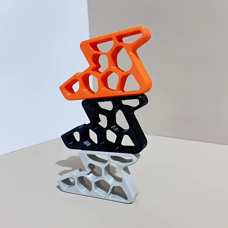 سدادة باب نافذة وشرفة مطبوعة ثلاثية الأبعاد مع قفل مسار - سدادة باب شديدة التحمل، إسفين باب غير قابل للانزلاق، قفل باب خفيف الوزن