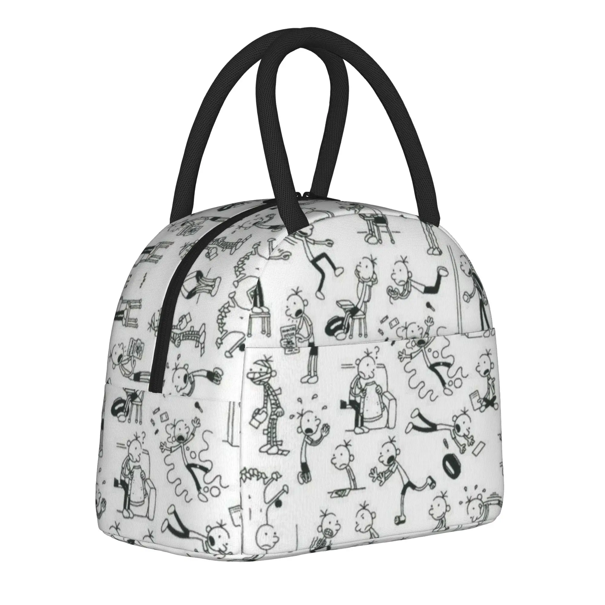 Insulated Lunch Bag Diary Of A Wimpy Product  Food Box Fashion Cooler Thermal Bento Box For Picnic