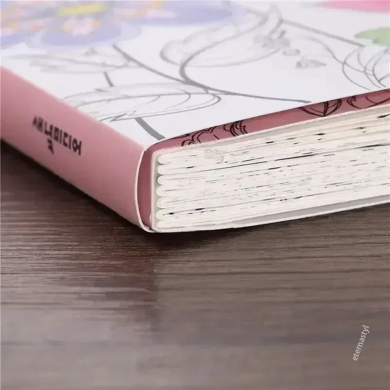 Livres de corée jardin de fleurs livre de coloriage jardin de fleurs adulte décompression fleur Graffiti peinture coloriage