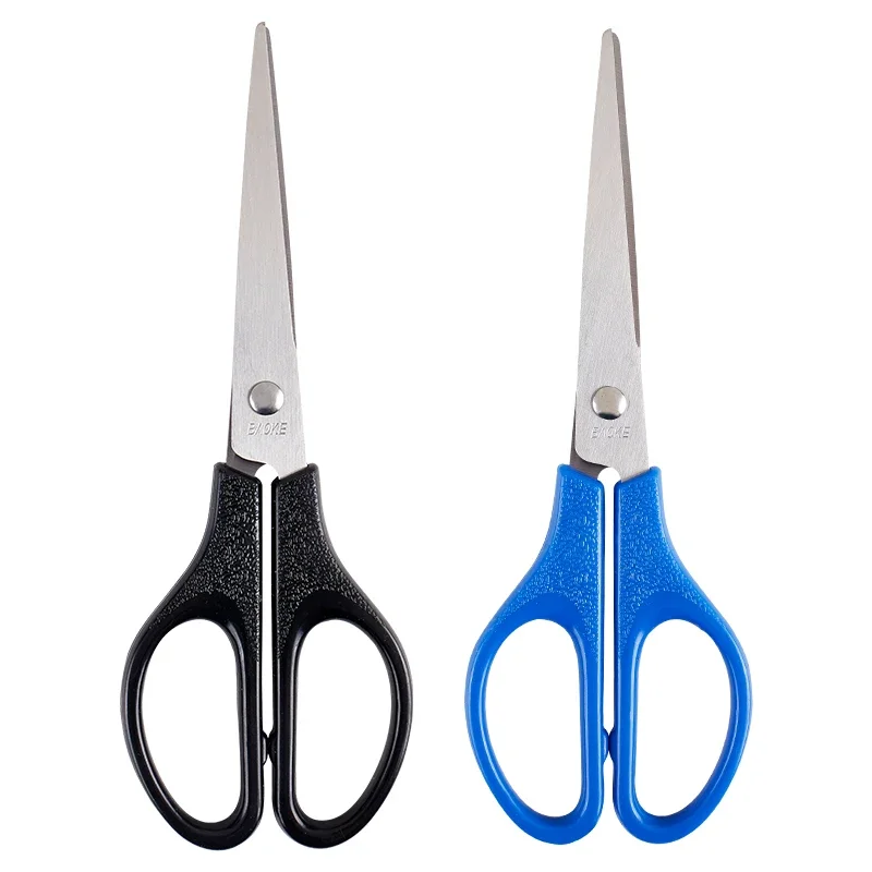 Aço inoxidável Segurança Papel Scissor, Escritório e Student Use, Liga