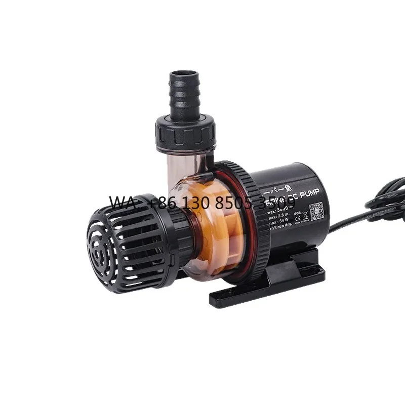 Customized PVC Ultra-Quiet Large Flow Submersible Variable Frequency PWM Fish Tank Aquarium Water Pump