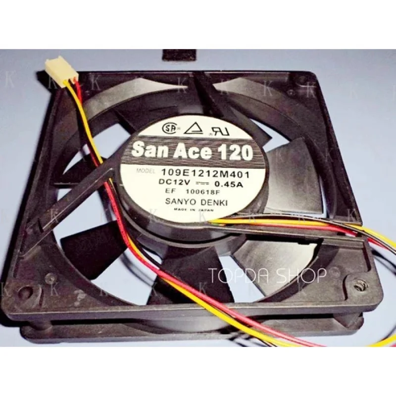 

C FOR Sanyo Cooling Fan 109E1212M401 120*120*25mm 12V 0.45A