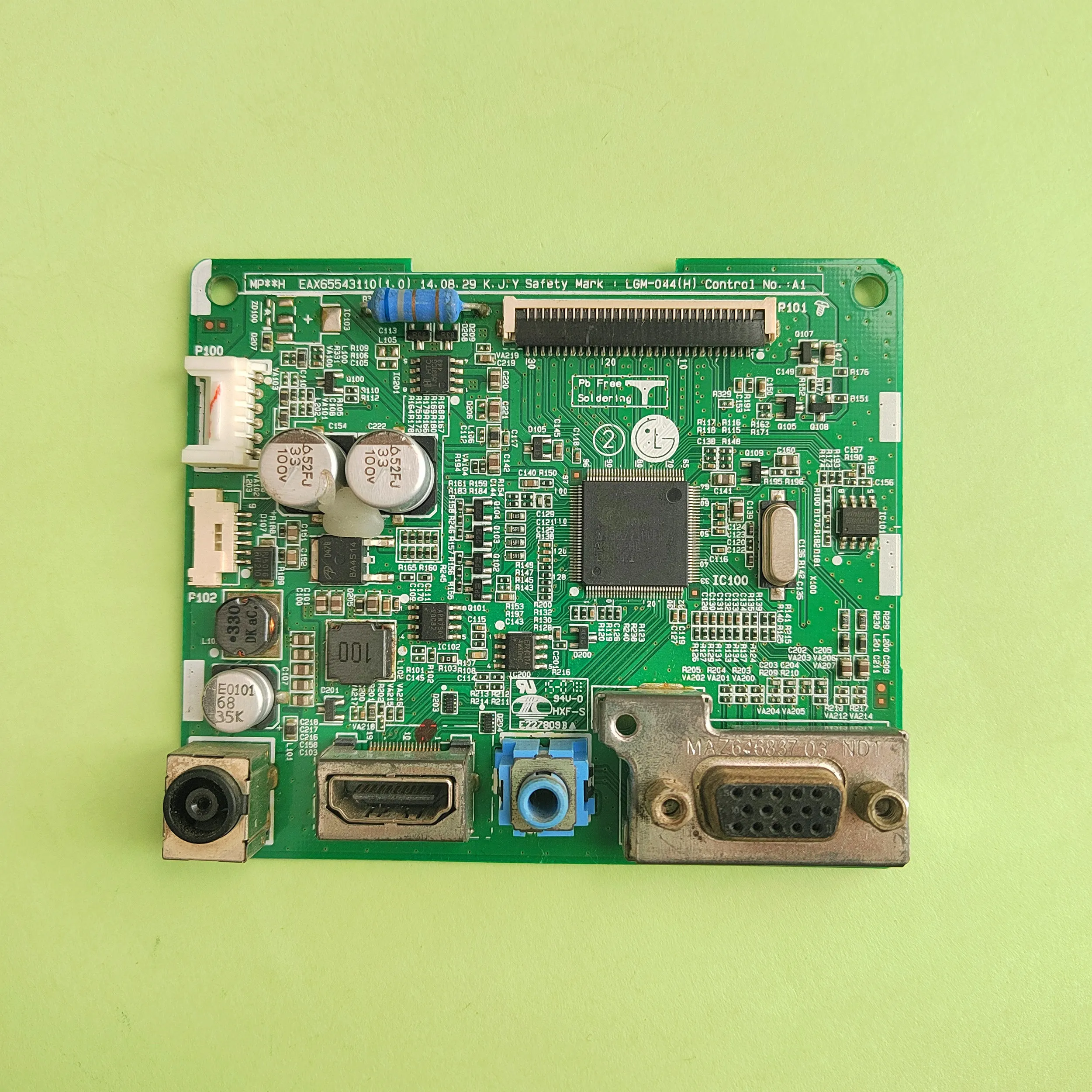 EAX65543110เมนบอร์ดจอภาพ LGM-044สำหรับ23MP47HQ 23MP67HQ 22MP47HQ 24MP57HQ 23 ''22'' 24 ''23นิ้ว24นิ้ว22นิ้วเมนบอร์ด