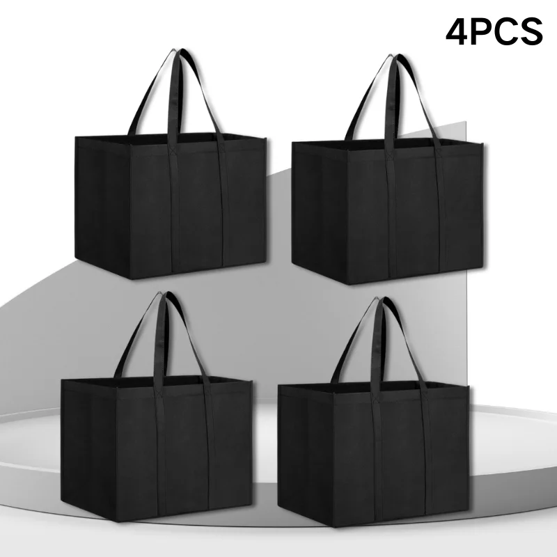 4pcs Waterproof Dustproof Moving Organizer Tote, Heavy Duty Quilt Blanket Carry Bag for Closet Travel
