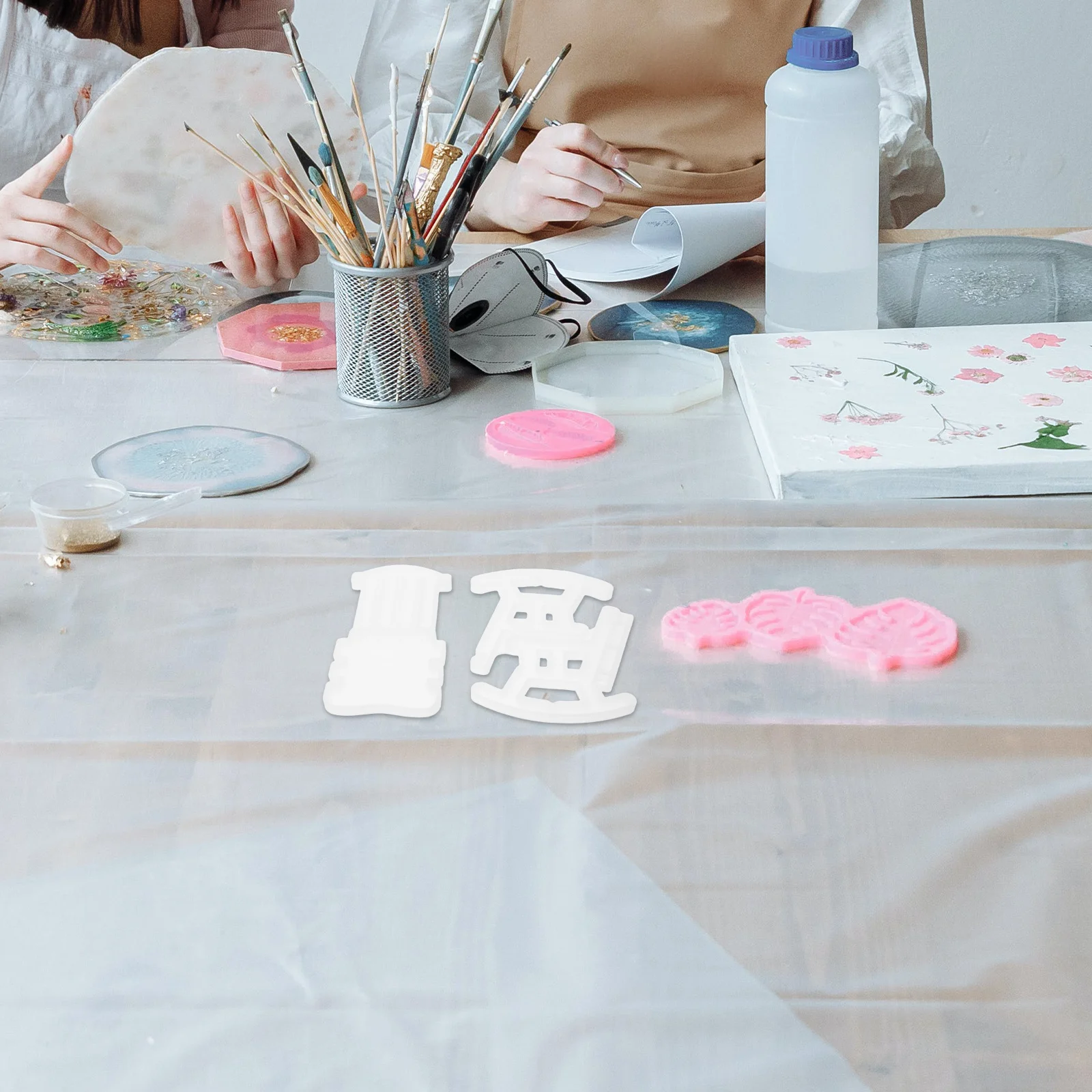 

1 set 1 Set Miniature Rocking Chair Mold For Dollhouse Diy European Style Resin Mould Kit Tiny House Furniture Accessories Craft