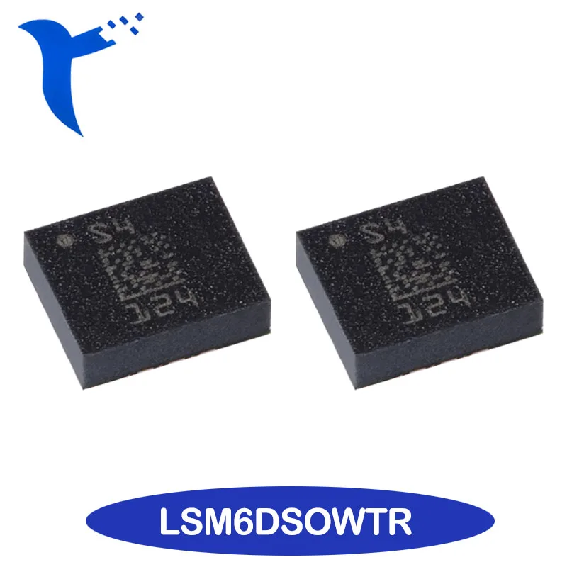 Novo Original LSM6DSOWTR LGA14 acelerômetro de 3 eixos giroscópio Sensor Chip