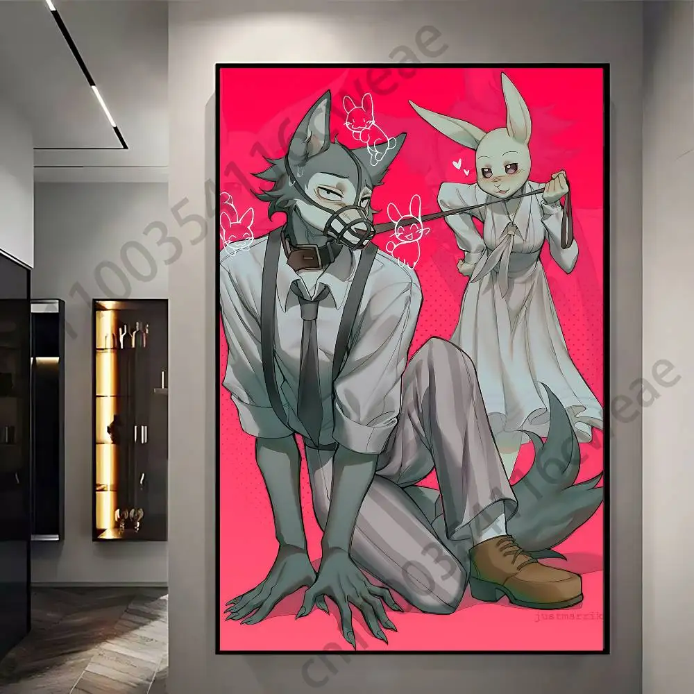 Anime B-BEASTARS Wall Art Poster Print Wall Decor for Living Room Bedroom Home Decoration