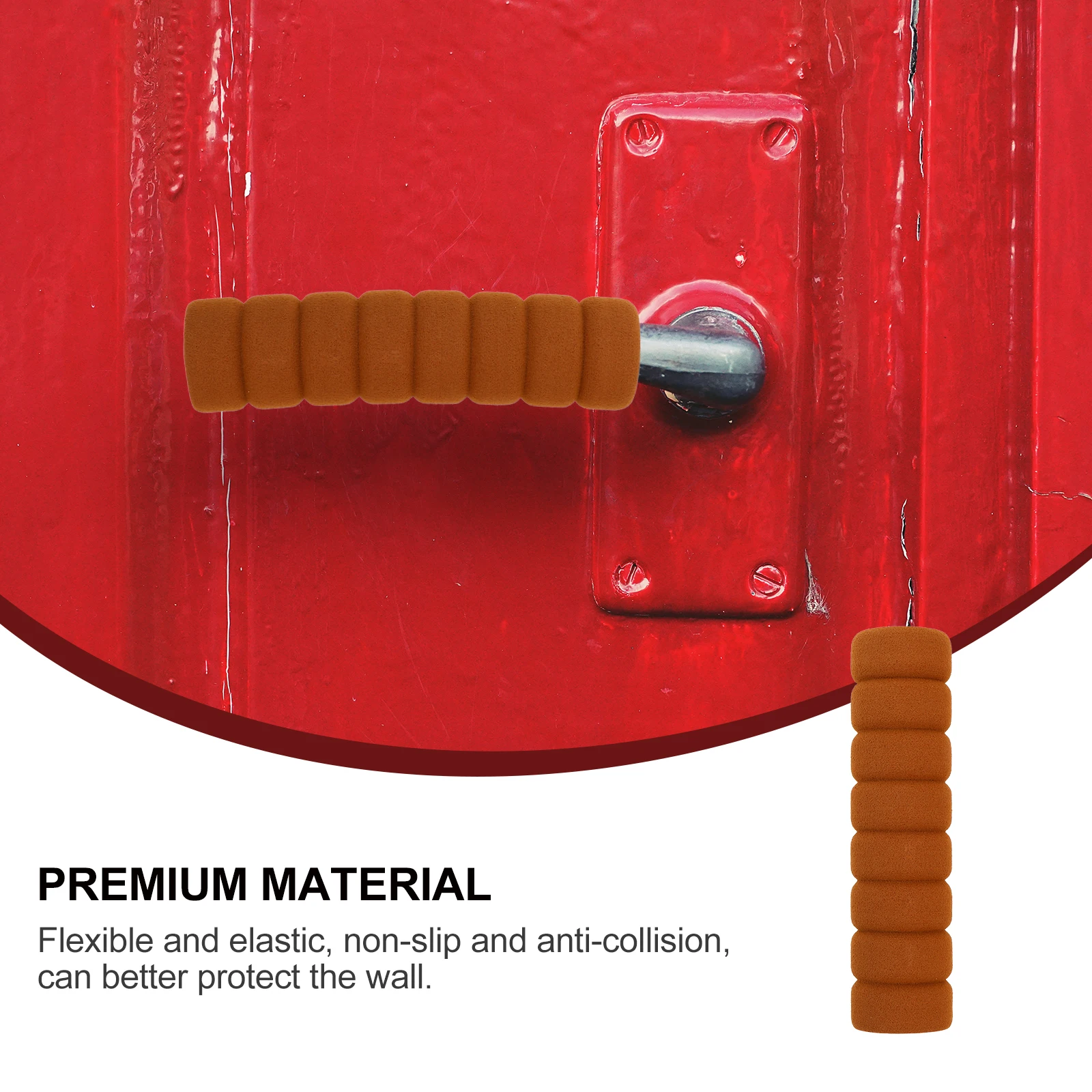 10 ชิ้น Nbr พรีเมี่ยมมือจับประตูครอบคลุม Skid Proof Anti Collision เด็กฝาครอบป้องกัน Wall Protector