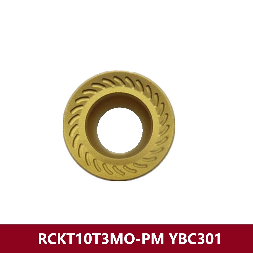 Original RCKT10T3MO-PM YBC301 Carbide Inserts RCKT10T3 RCKT 10T3 MO CNC Lathe Cutter RCKT10T3MO PM Tools Holder Machine RCKT10