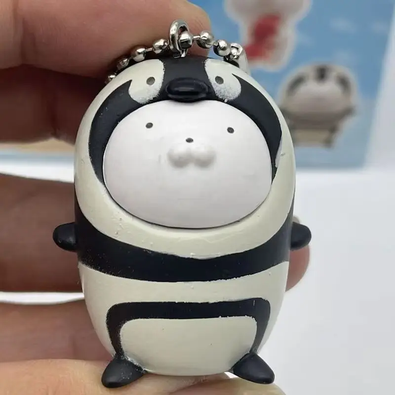 New Rabbit And Ocean Partner Aquarium Limited Edition Blind Box Sea Elf Penguin Action Figure Keychain Bag Pendant Festival Gift view 4
