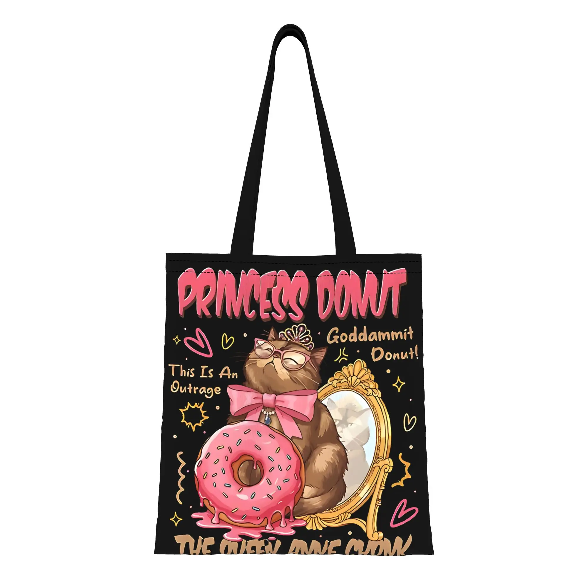 Book Lover, Dungeon Crawler Carl canvas tote bag,  casual style for daily shopping
