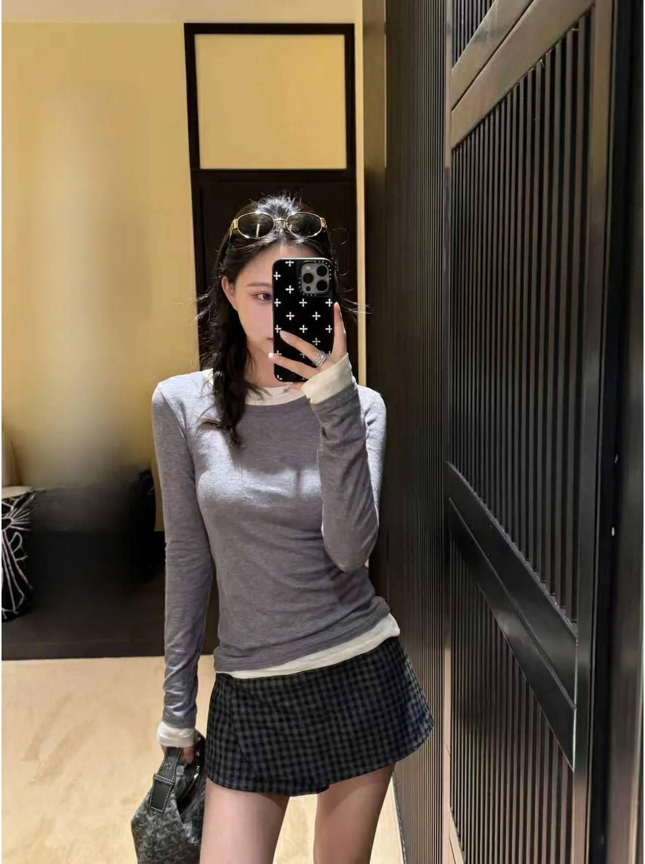 

Spring Summer New Sle Slim Fit Color Blo Long Sve T-irt Women's Thin Sun Protection Base irt Casual Sle round Ne