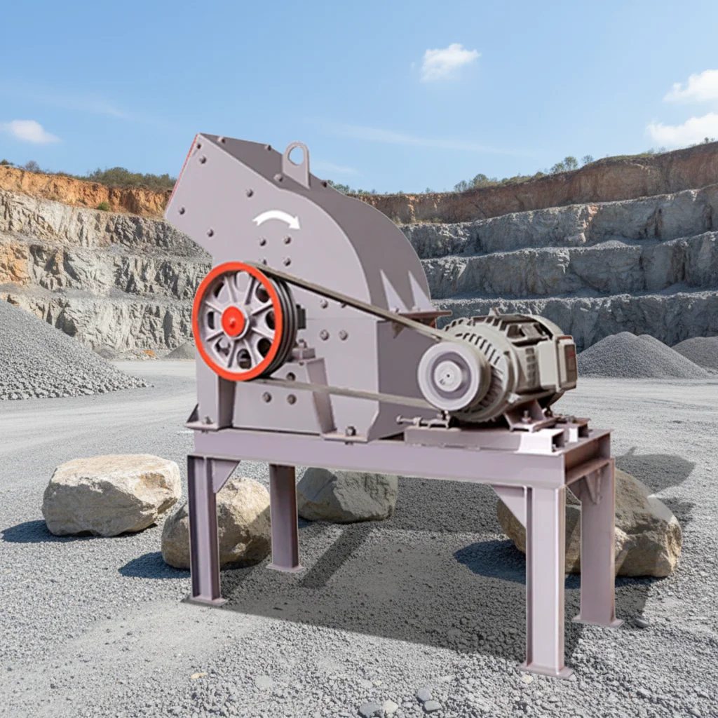 for-Mobile Stone Crusher Sands Making Machine Hammer Crusher diesel Engine Stone Rock Portable Hammer Crusher！