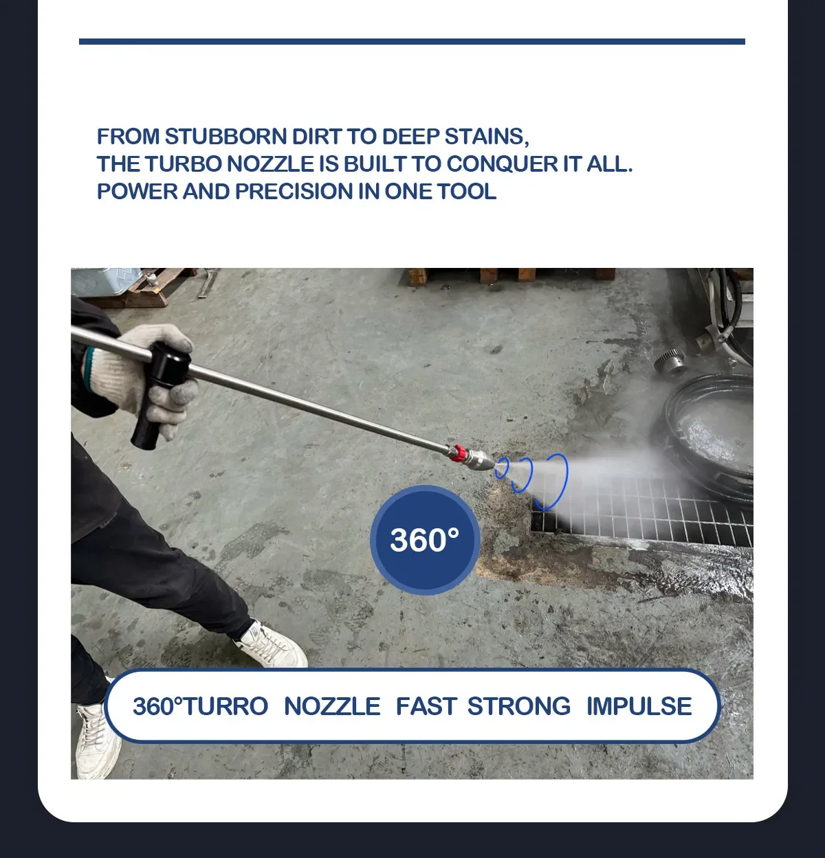 15KW 7250Psi 500Bar 16LPM Commercial Buildings Washing and Cleaning Industrial High Pressure Washer  Remove Rust Deburring - view 4