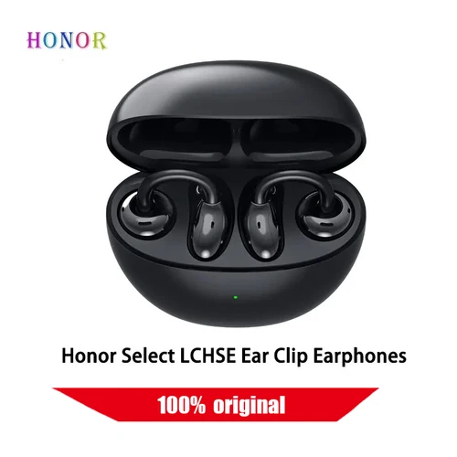 Imagen 1 del producto Honor Select LCHSE Auriculares con clip para la oreja Diseño de puente de arco de aleación de titanio |   Abra para usar, transparente y ligero. |   36 horas de Ultr