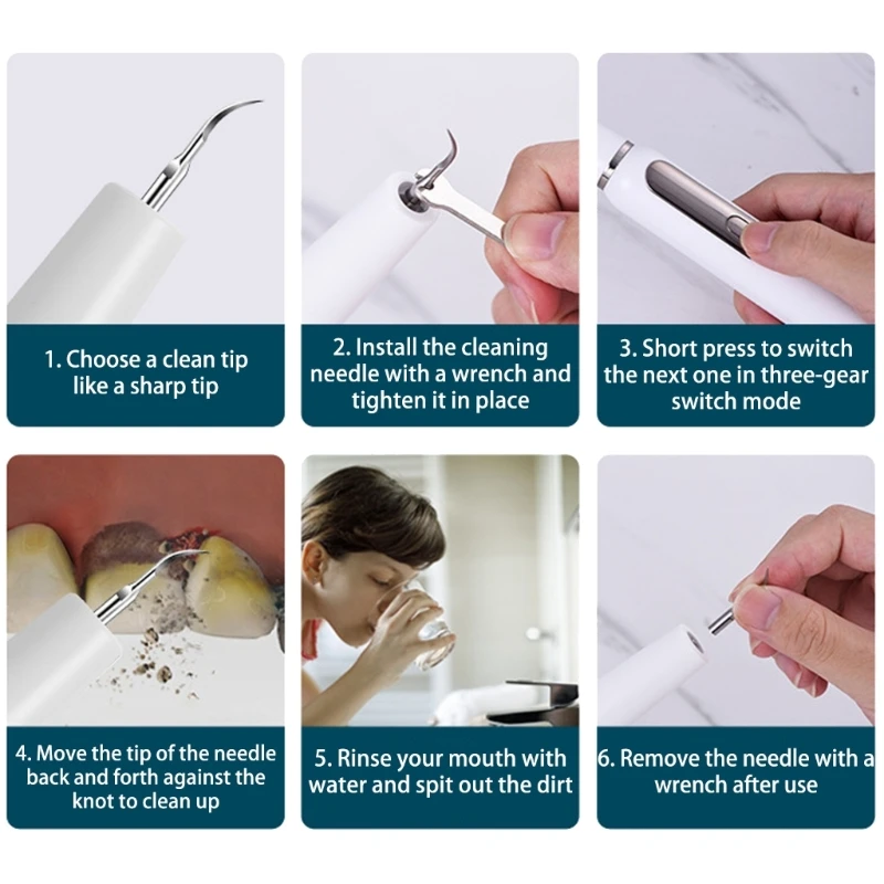 مزيل البلاك لمزيل جير الأسنان للأسنان مزيل حساب التفاضل والتكامل الأسنان