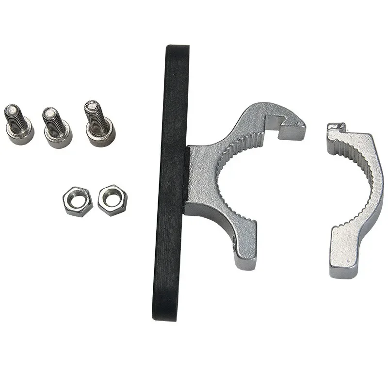 

Cup Holder Adapter Bicycle HandleBar Water Bottle Cage Adapter Steel Kettle Rack Adapter Adjustable Rotation Rack Mount Clamp