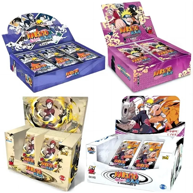 New Kayou Genuine Naruto Card T4W6 Booster Box Promo Japanese Anime Collection Card Wholesale Card Game Toy Gift