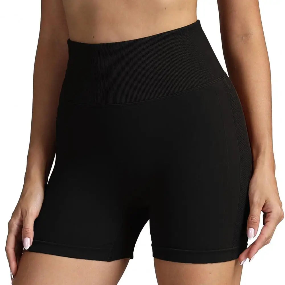 Бесшовные шорты для женщин, шорты для йоги, пуш-ап шорты для тренировок, тренажерного зала, фитнеса, с высокой талией, спортивные шорты, женская одежда