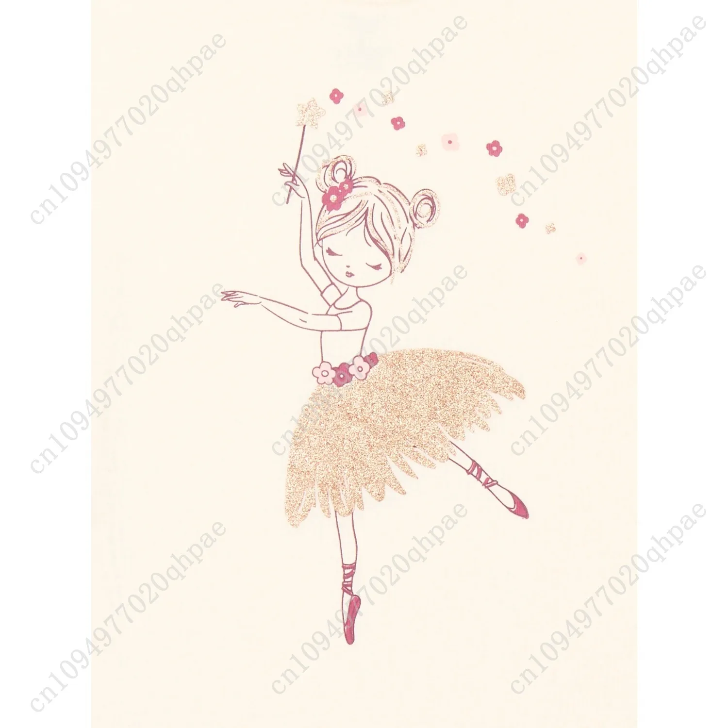 تي شيرت برسومات Wonder Nation Little Girls بأكمام قصيرة، مقاسات 4-10 #2