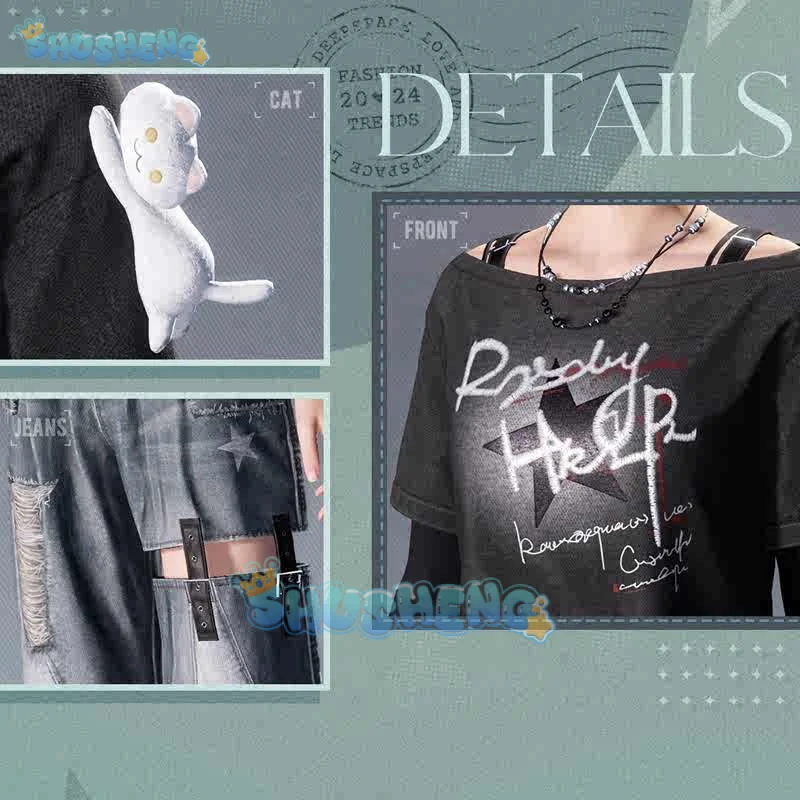 Amor e espacios profundos heróis cosplay traje religioso declaração halloween carnaval festa de natal jogar papel roupas