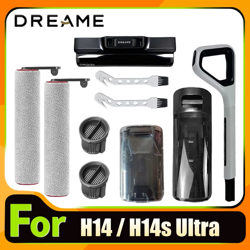 

Accessories For Dreame H14/ H14S Ultra Clean Water Tank Brush Roller HEPA Filter Holder Vacuum Cleaner Replacement Spare Parts