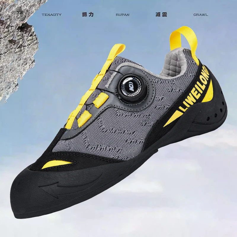

Новинка 2023 года, детская обувь для скалолазания, дышащая тренировочная обувь для скалолазания, нескользящие кроссовки для скалолазания в помещении для начинающих