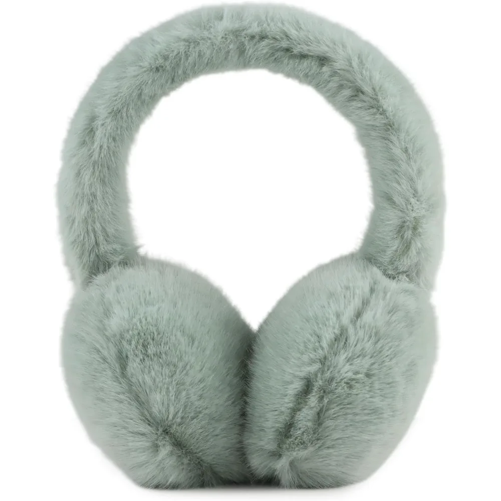 يفشل الأذن الدافئة للنساء الشتاء للجنسين رقيق غطاء للأذنين قابل للتعديل سيدة الأذن دفئا فو الفراء الأذن يغطي #1