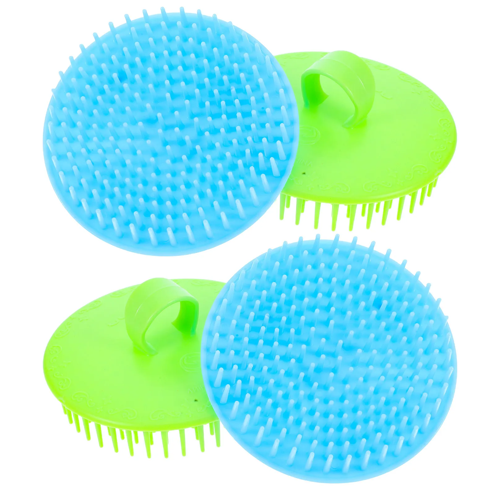 

Набор из 4 массажных расчесок для мытья волос и массажа кожи головы, для гладкой кожи головы и ухода за кутикулой волос, подходят для влажного и сухого использования