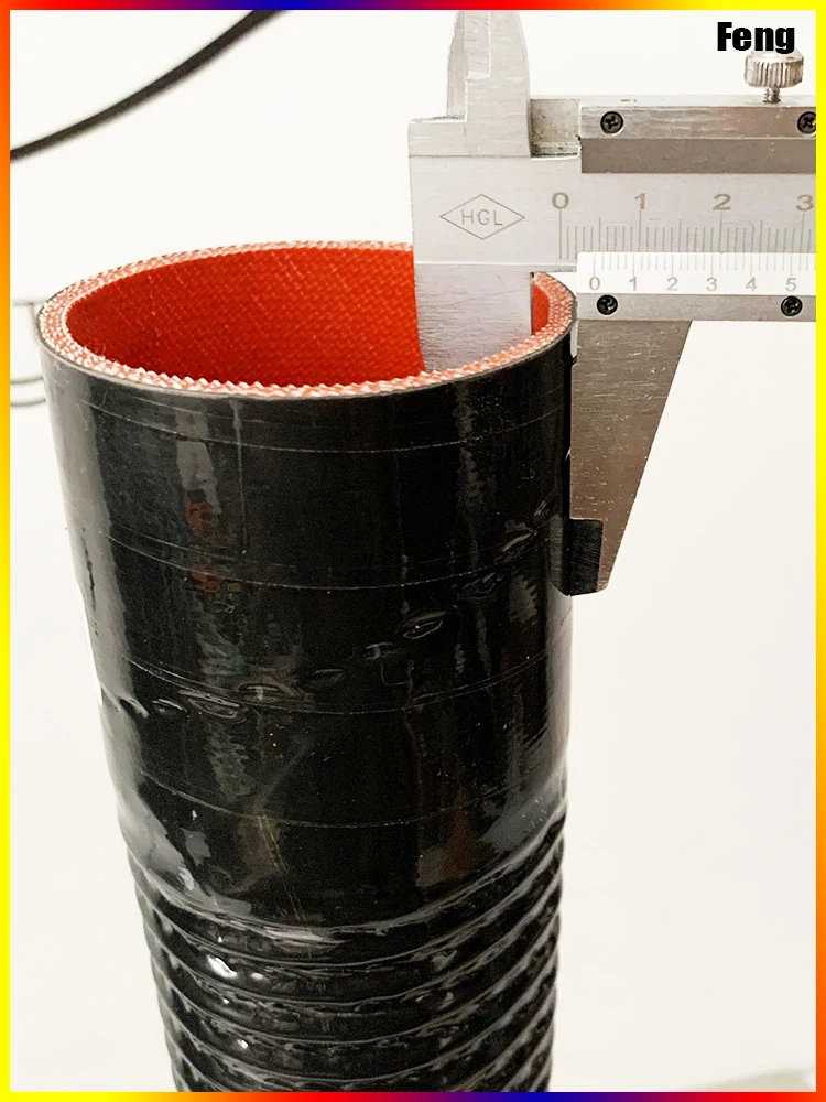 Universal Length 500mm Silicone Flexible Hose and 2Clamps ID30-1000mm  Air Intake Pipe Radiator Tube High Pressure Temperature R