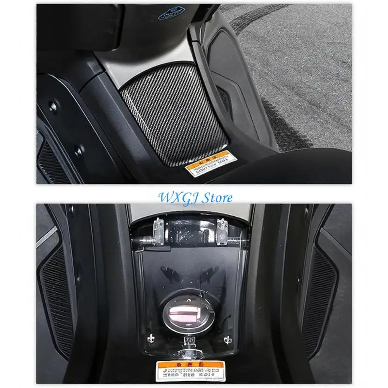 

37JE Permanent ABS Substance Motorbike Cistern Cover In Carbonfiber Pattern For 155 2025 Improve Security