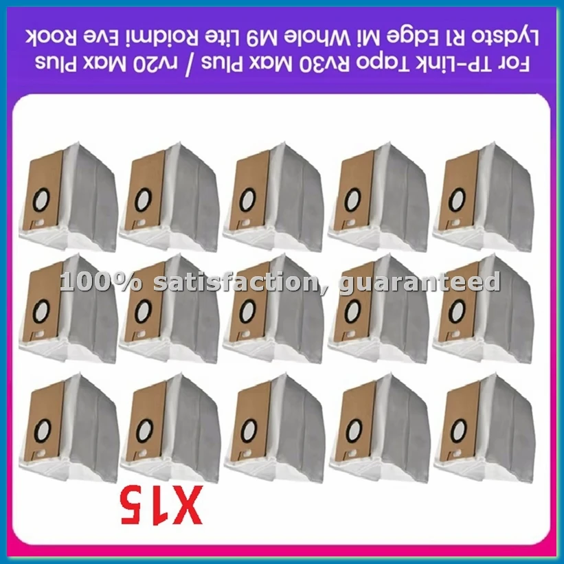 

Мешки-пылесборники для пылесосов RV30 / RV20 / R1 Edge / MiWhole M9 Lite / Eve, 15 шт. - A73M