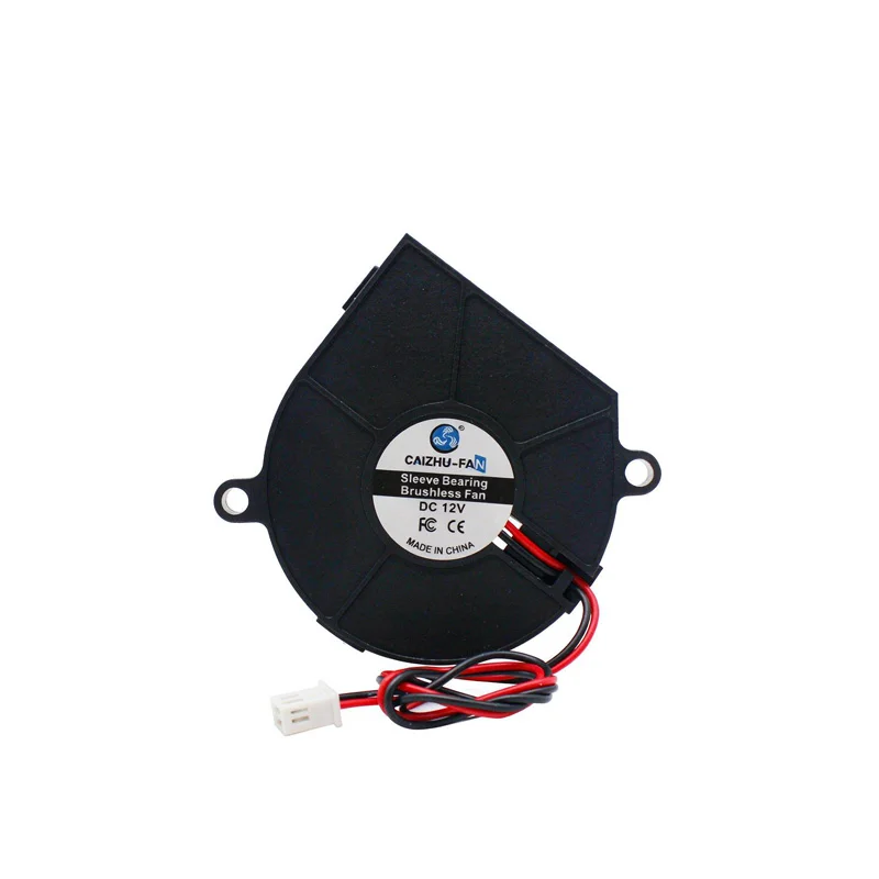 Mini Brushless Fan 5cm DC 5V 12V 24V 50x50x10mm with Sleeve Bearing Power Supply Industrial Cooling Radiator for Electronics