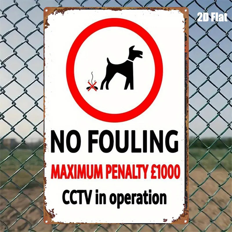 1pc Metal Sign 