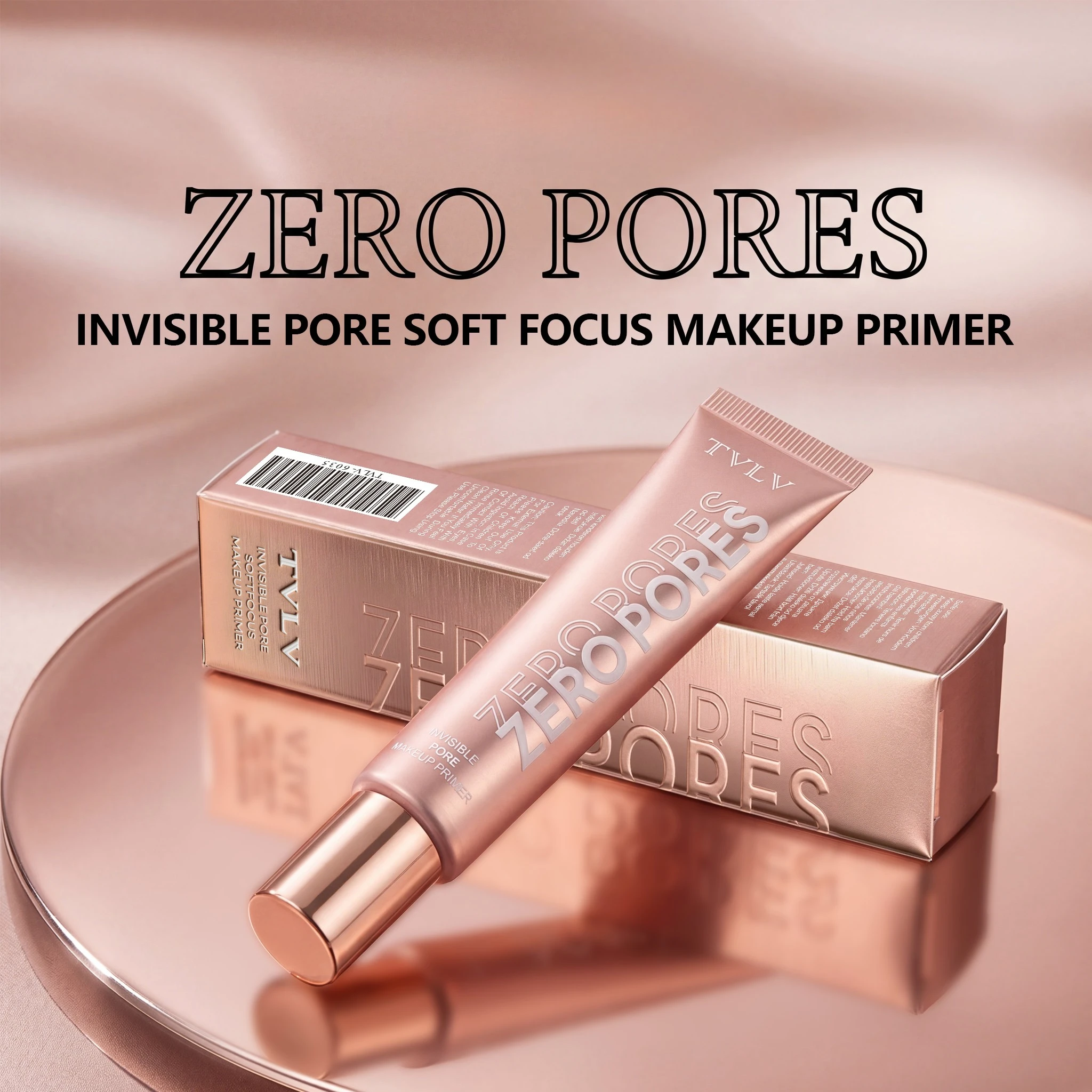 TVLV Pore-Minimizing Makeup Primer, Soft Focus Matte Base, Evens Skin Tone, Creates Flawless Long-Lasting Makeup
