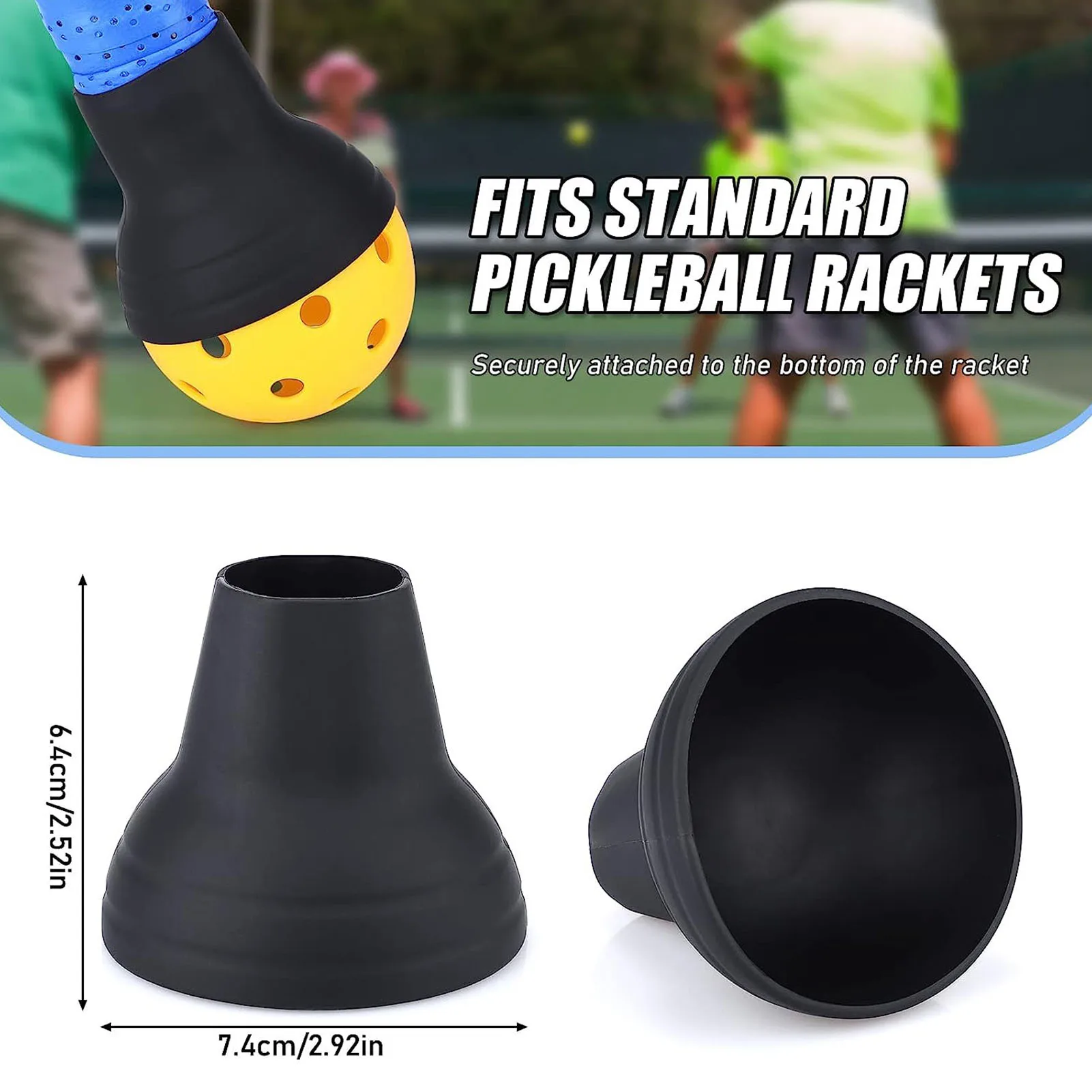 

Силиконовый инструмент для сбора теннисных мячей с присоской, портативный и удобный, для спортзала