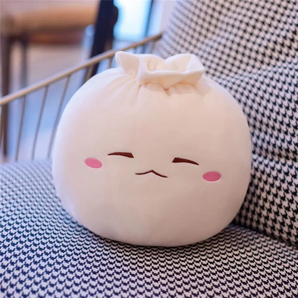 

Food Lifelike Bun Children Gift Cartoon Cushion Home Decor Bun Stuffed Steamed Bun Stuffed Bun Bun