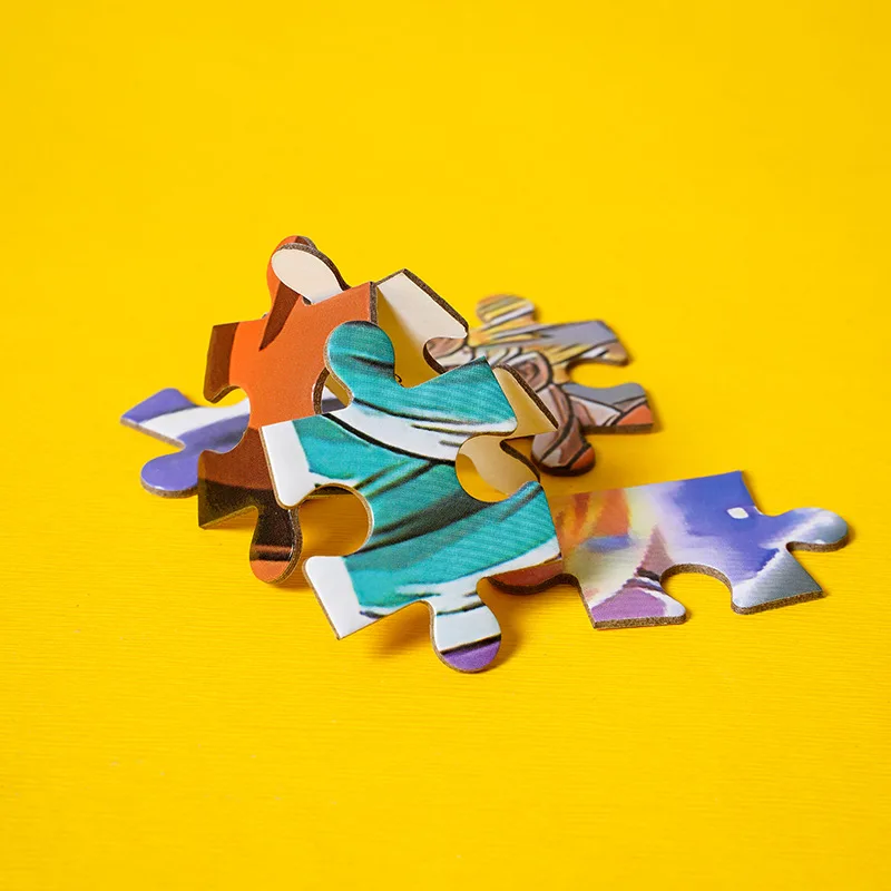 300/500/1000 Pieces Jigsaw Puzzle Demon Slayer Kimetsu No Yaiba Adult Toys Paper Puzzles Kids Decompress Educational Game Gifts