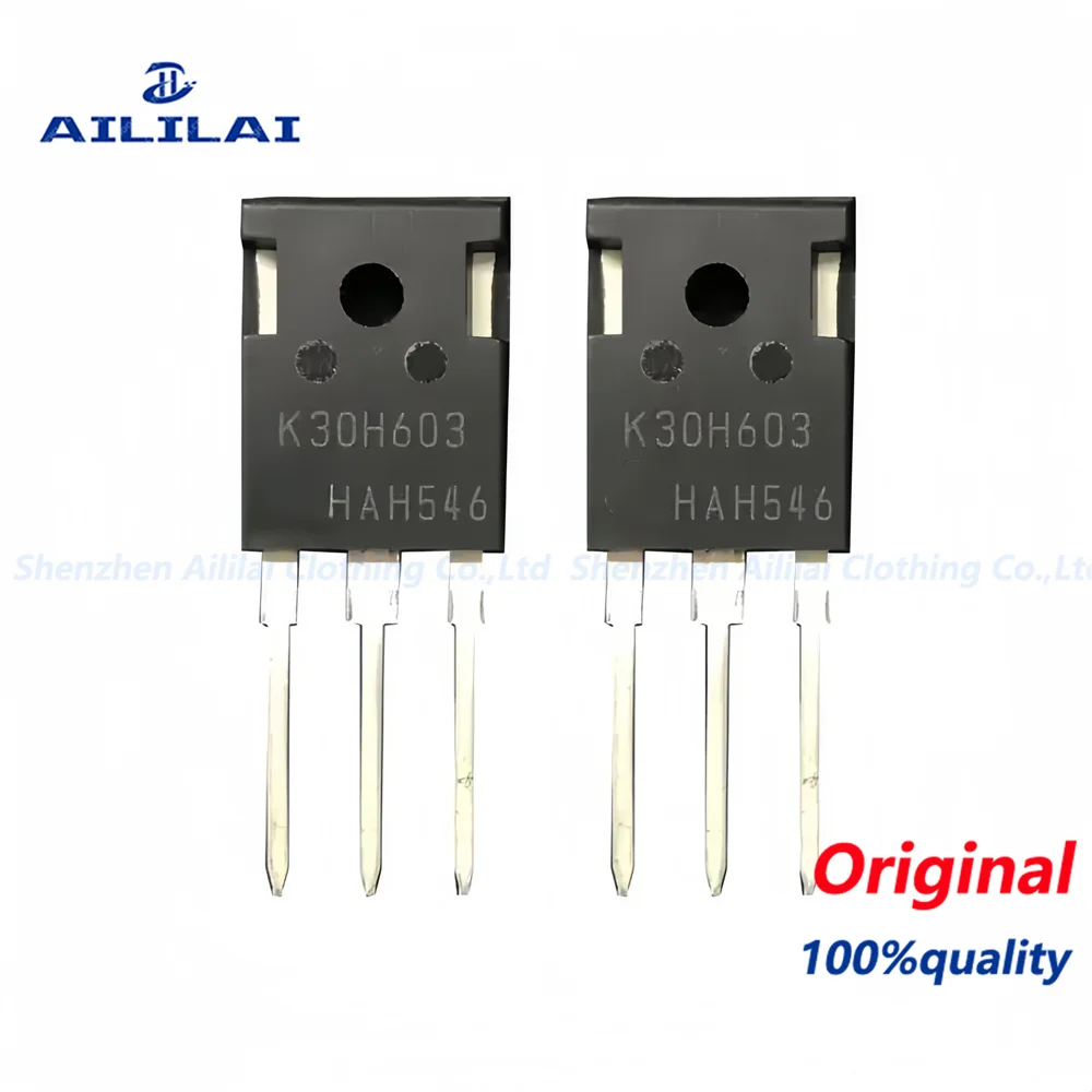 5 PCS NOVO 100% qualidade IKW30N60H3 K30H603 IKW40N60H3 K40H603 IKW50N60H3 K50H603 K75H603 TO-247 IGBT transistor de potência