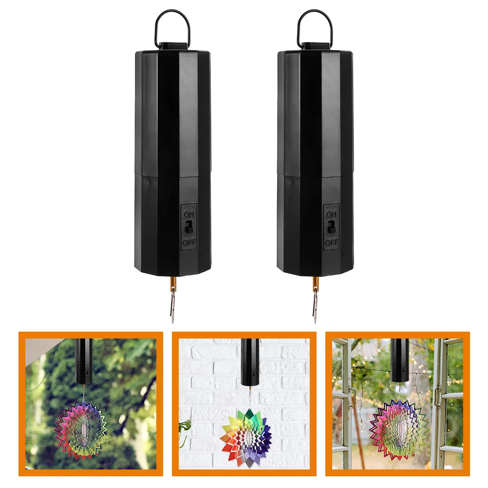 

2pcs Electric For Wind Chime Operated Rotating Motor Hanging Wind Indoor Outdoor Decoration Plastic Metal
