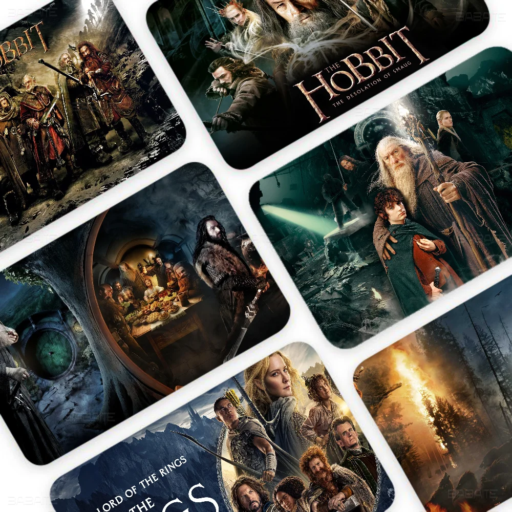 L-Lord of the Rings H-Hobbit Naklejki na karty kredytowe Bez pozostałości kleju Wodoodporne dla karty kredytowej VISA Karta dostępu metra