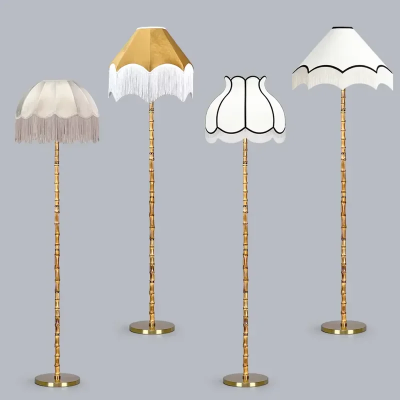 for 143cm Bamboo Tall Fabric Table Lamp Rechargeable Floor Lamp Light Source Waterproof IP54 for Wedding Events Hotel Decor