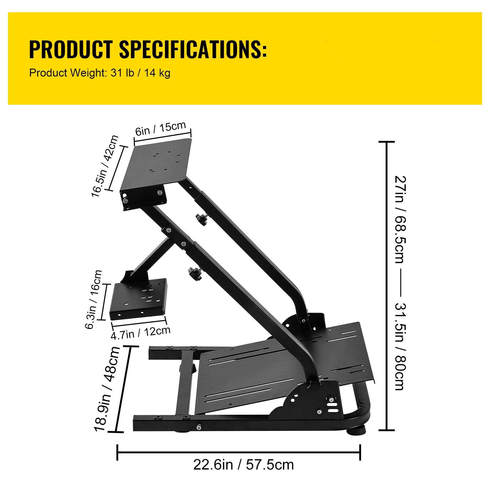 Racing Wheel Stand For Racing Game G27 G29 PS4 G920 T300RS 458 T80 T300RS Folding Steering Wheel Stand Chair