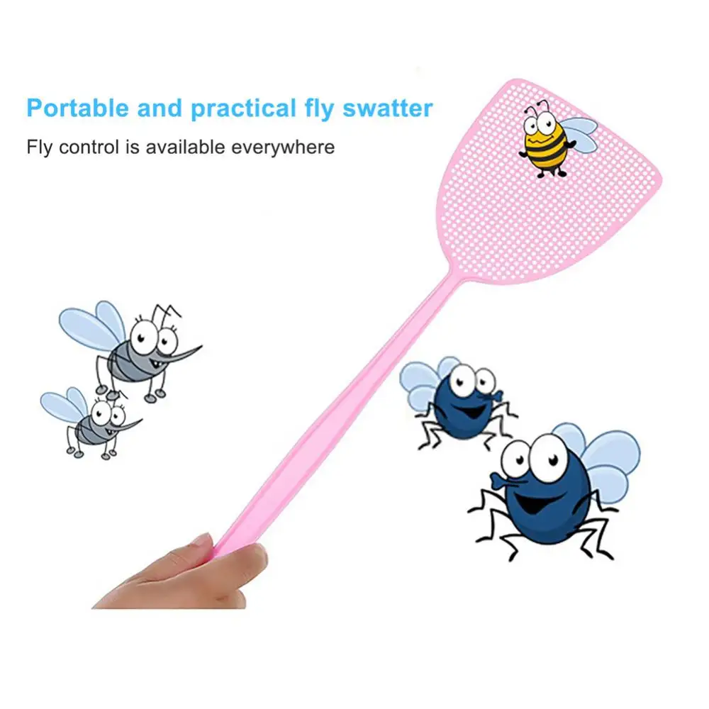 PP Fly Swatters Beat Insect Flies Pat Anti-mosquito Shoot Fly Pest Control Zapobieganie szkodnikom Mosquito Tool Supplies mata moscas 파리 gratis