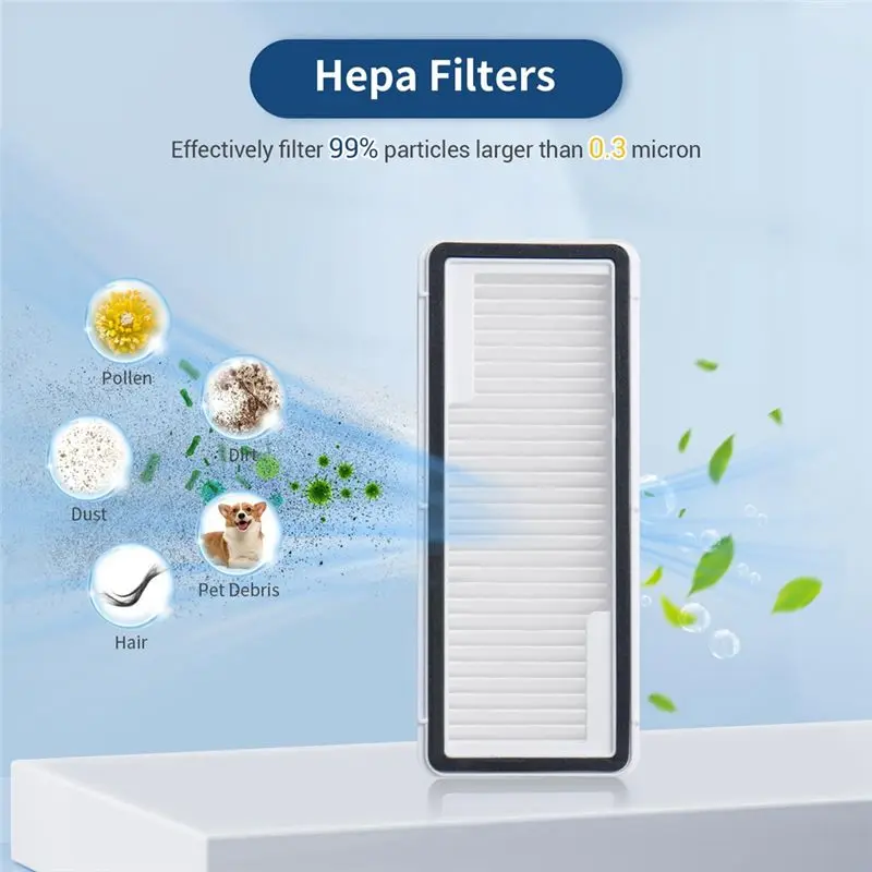 Y50A-Replacement Kit Includes Main Roller Brush Hepa Filter Mop Pad Dust Bag Side Brush For Narwal Freo Z Ultra Robot Vacuum Cle